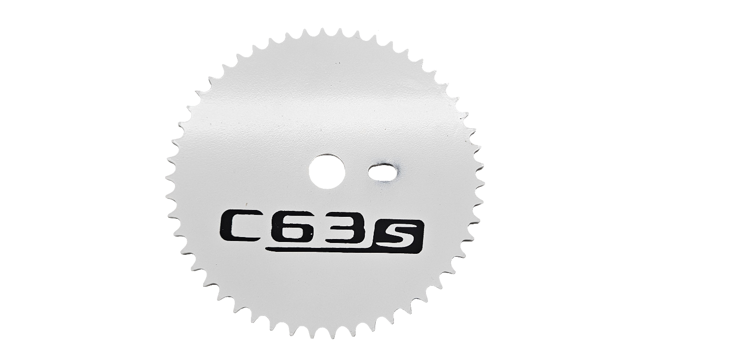 Chain wheel bmx 52t c63s white