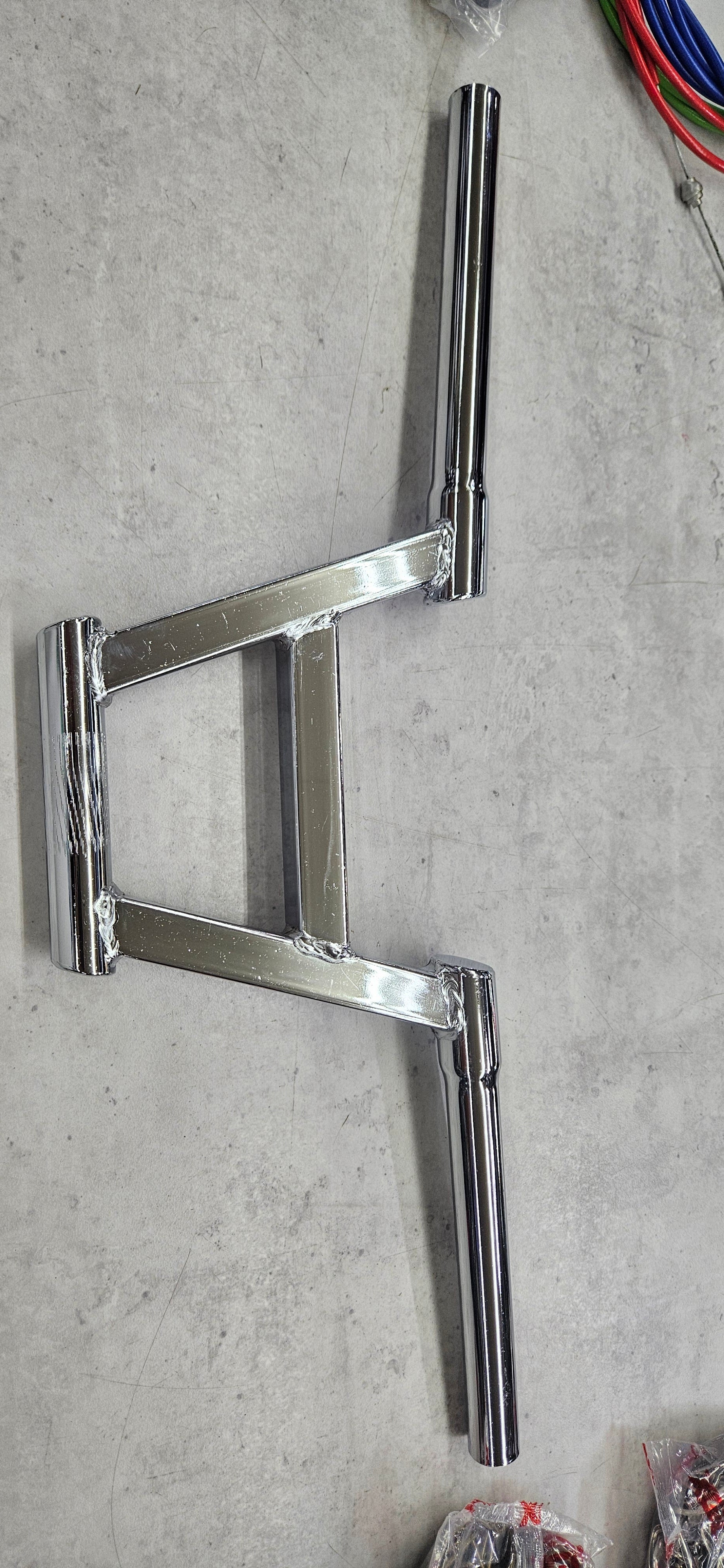 Handle bar bmx freestyle square silver