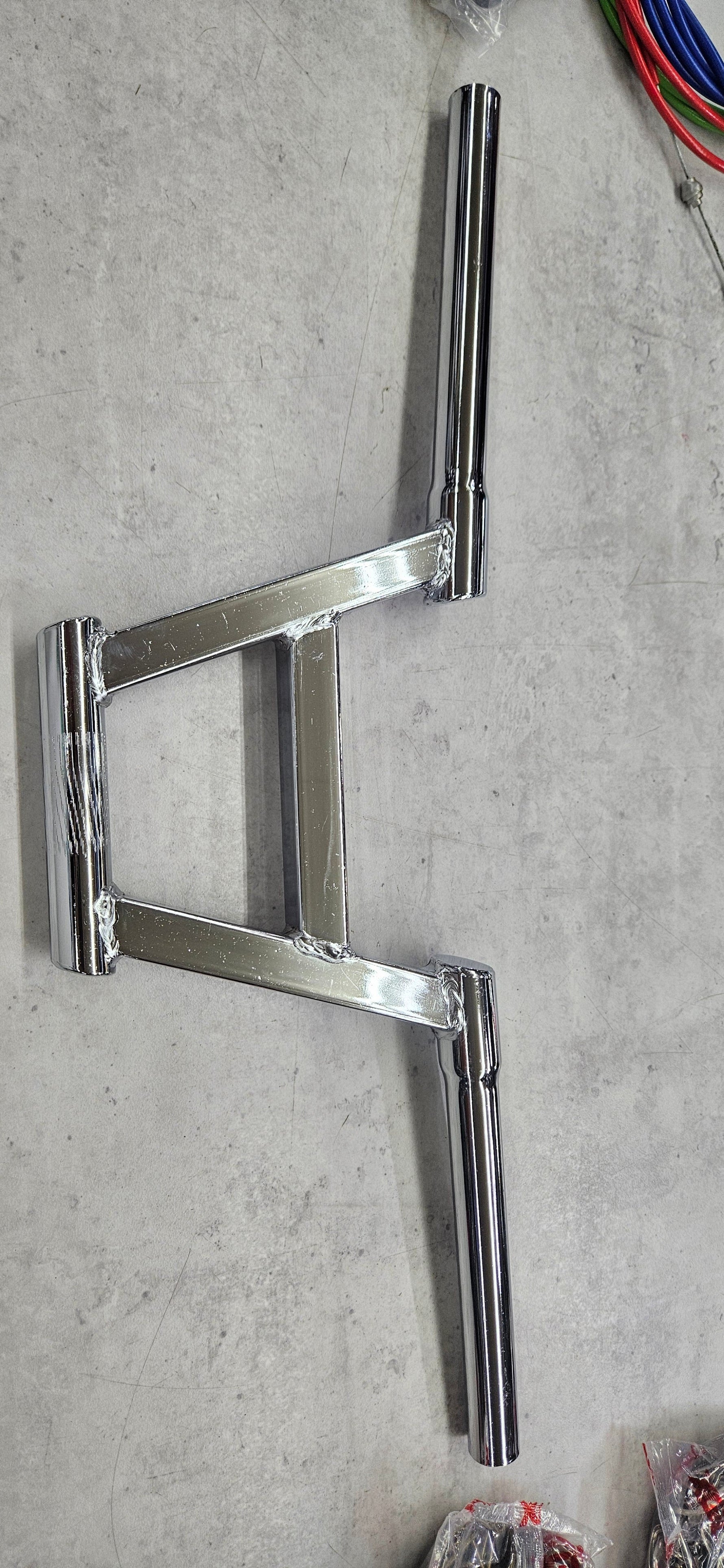 Handle bar bmx freestyle square silver