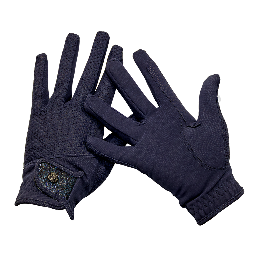 Equileisure Digital Performance Gloves Navy