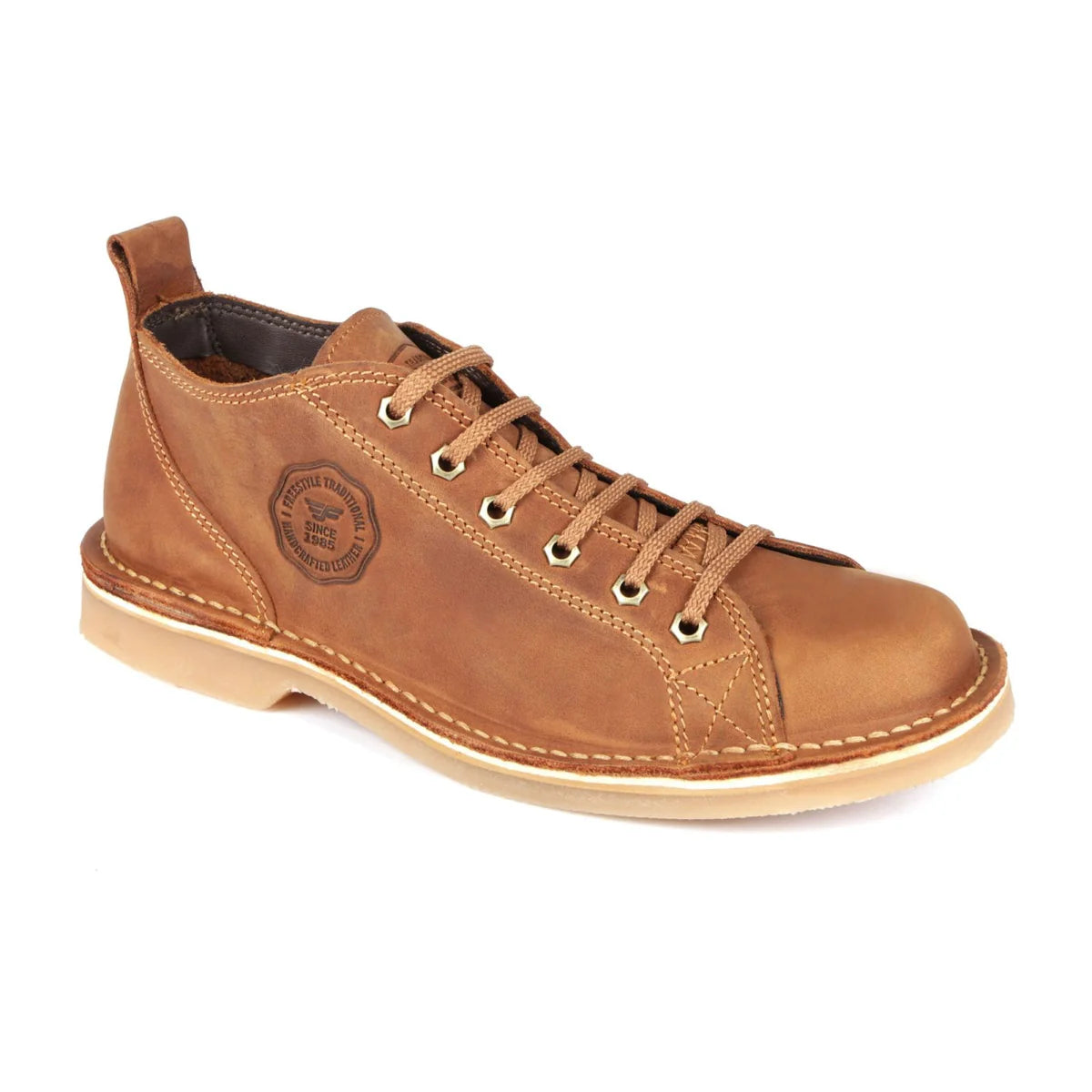 Sneaker Takkie Alexander Suede Leather Veldskoen Crasyhorse Mocca