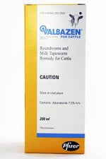 Valbazen for cattle 200ml suspension
