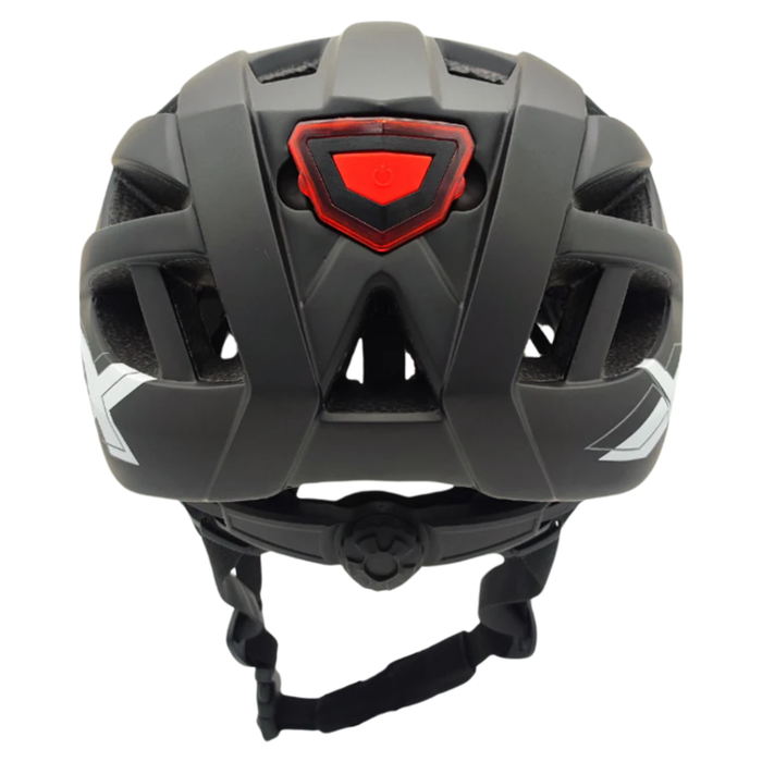Apex Atom Helmet Adult Matte Black LED Safety Light