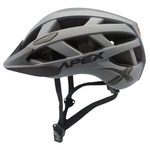Apex Atom Helmet Adult Matte Grey LED Safety Light