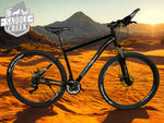 Bicycle cubixx ml 150 2025 black with blue shimano drive train