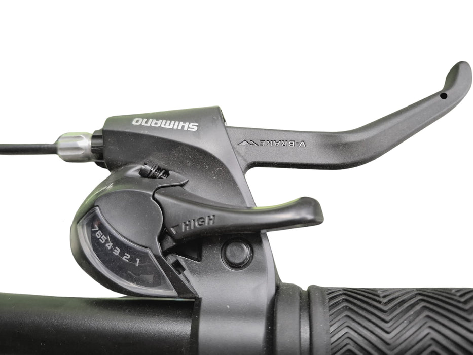 Bicycle cubixx ml 150 2025 black with blue shimano drive train