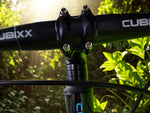 Bicycle cubixx ml 150 2025 black with blue shimano drive train