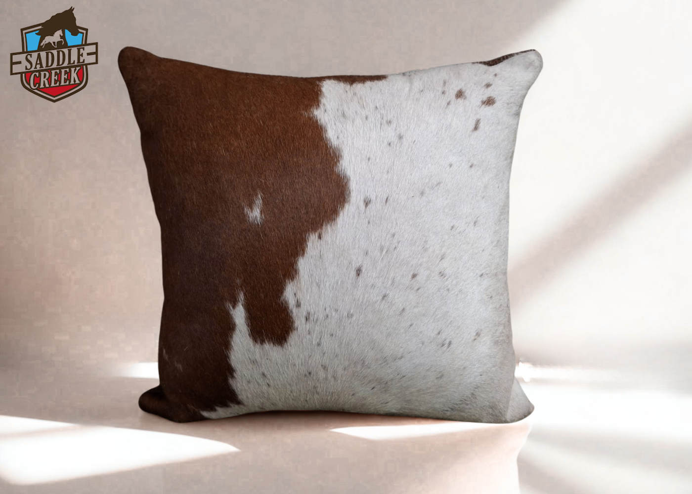 Cushion Nguni Brown Pelle Lux