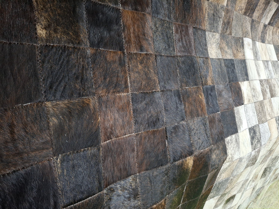 Rug Nguni Brown 2m x 2m Pelle Lux