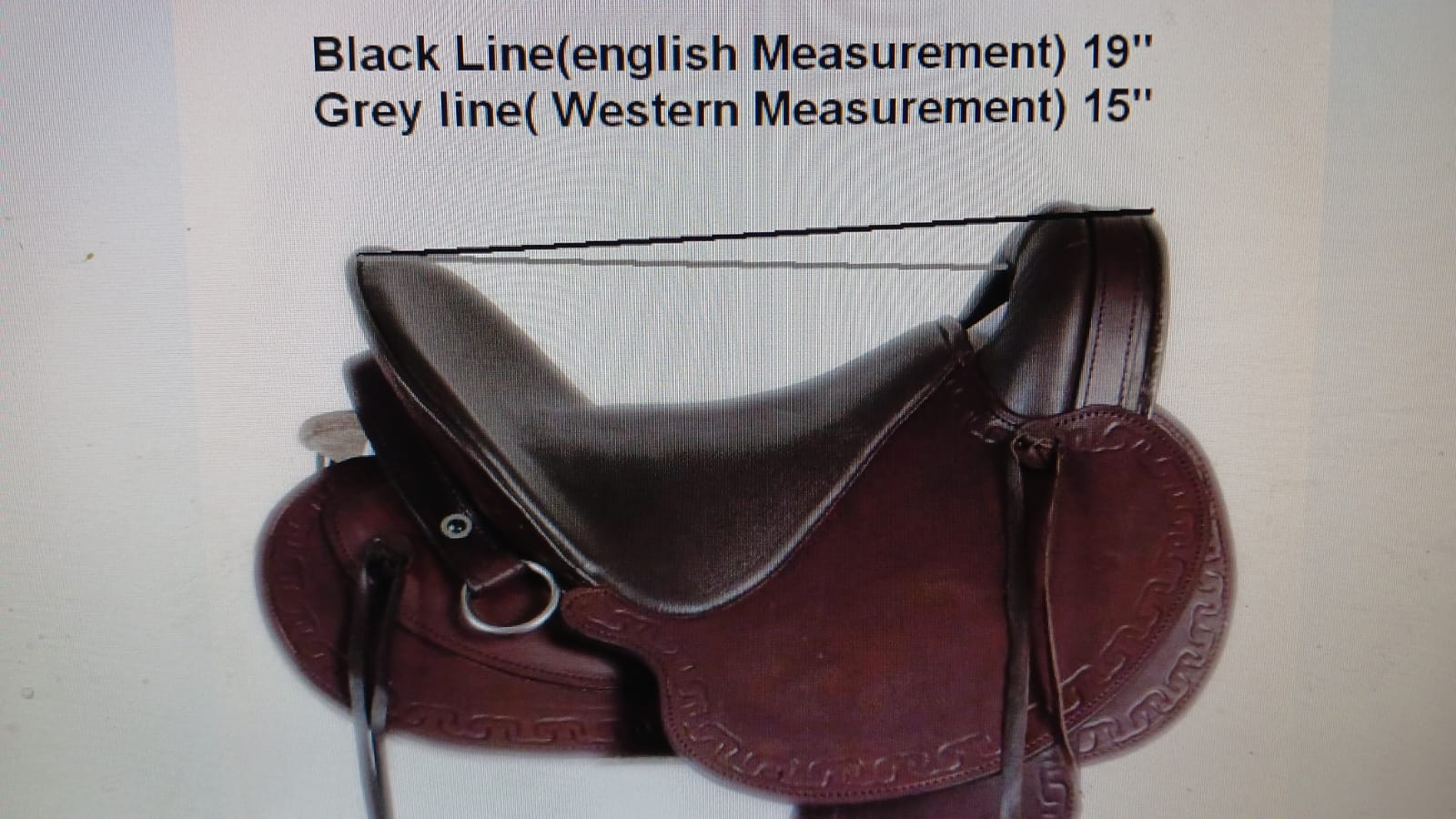 Leon Liverasge Trail Rider Saddle Fully Fitted