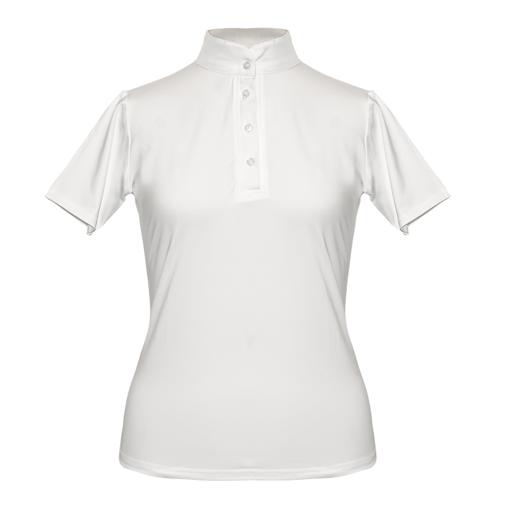 Equileisure Short Sleeve Show Shirt White