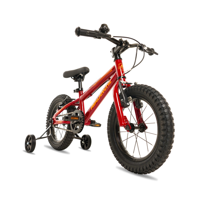 AVALANCHE TURBO 14" BOYS BURGUNDY/ORANGE