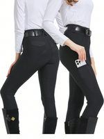 EquiChic 4-Seasons Black Quick-Dry Professional Equestrian Sports Pants