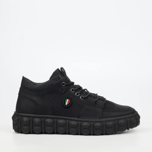 Mazerata Pigale 1 Faux Nubuck Ankle Boot - Black