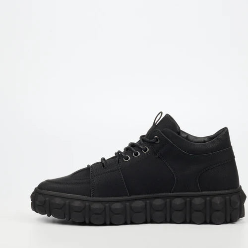 Mazerata Pigale 1 Faux Nubuck Ankle Boot - Black