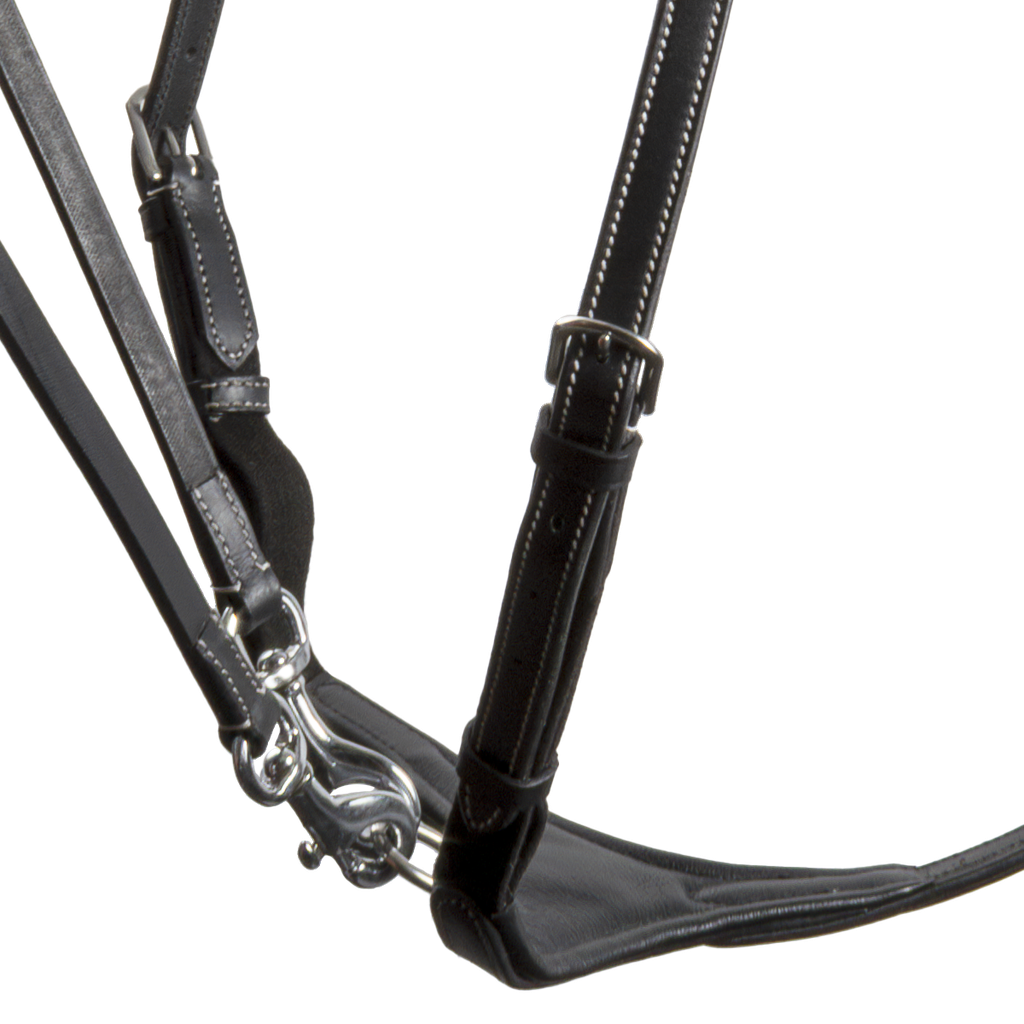 Breastplate Capriole Elasticated Hunting Black