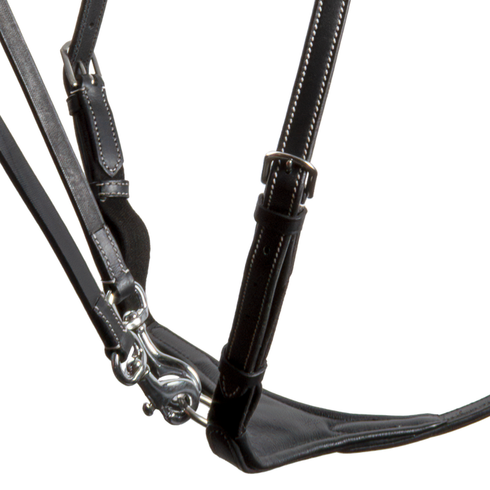 Breastplate Capriole Elasticated Hunting Black