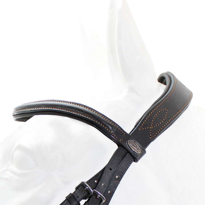 Bridle - Capriole Ivy padded with rubber reins