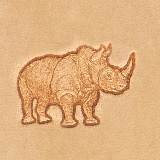 Rhinoceros 3D Stamp