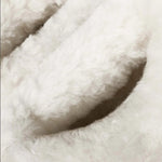 Sneeubok Unisex Premium Suede Woolen Slippers Khaki