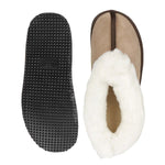 Sneeubok Unisex Premium Suede Woolen Slippers Khaki