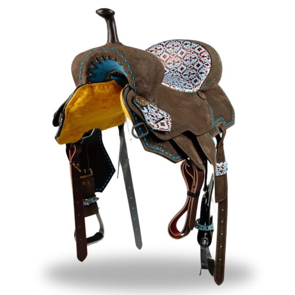 The Ace-High Barrel Racer- Western Saddle 16 inch