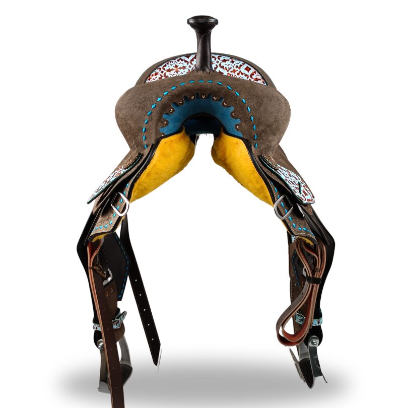 The Ace-High Barrel Racer- Western Saddle 16 inch
