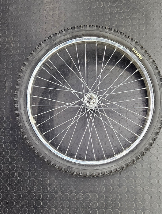 Universal complete 20 inch wheel with tyre and tube