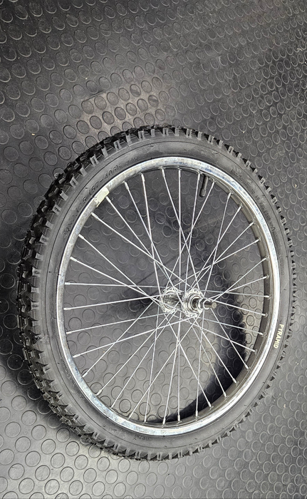 Universal complete 20 inch wheel with tyre and tube