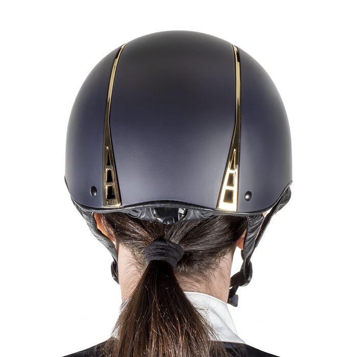 Capriole Lucy Helmet Navy and Nickle