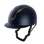 Capriole Lucy Helmet Navy and Nickle