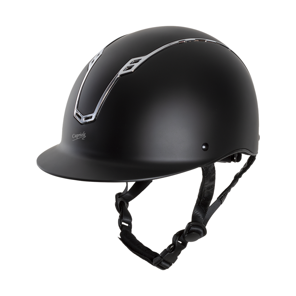 Capriole Lucy Helmet Navy and Nickle