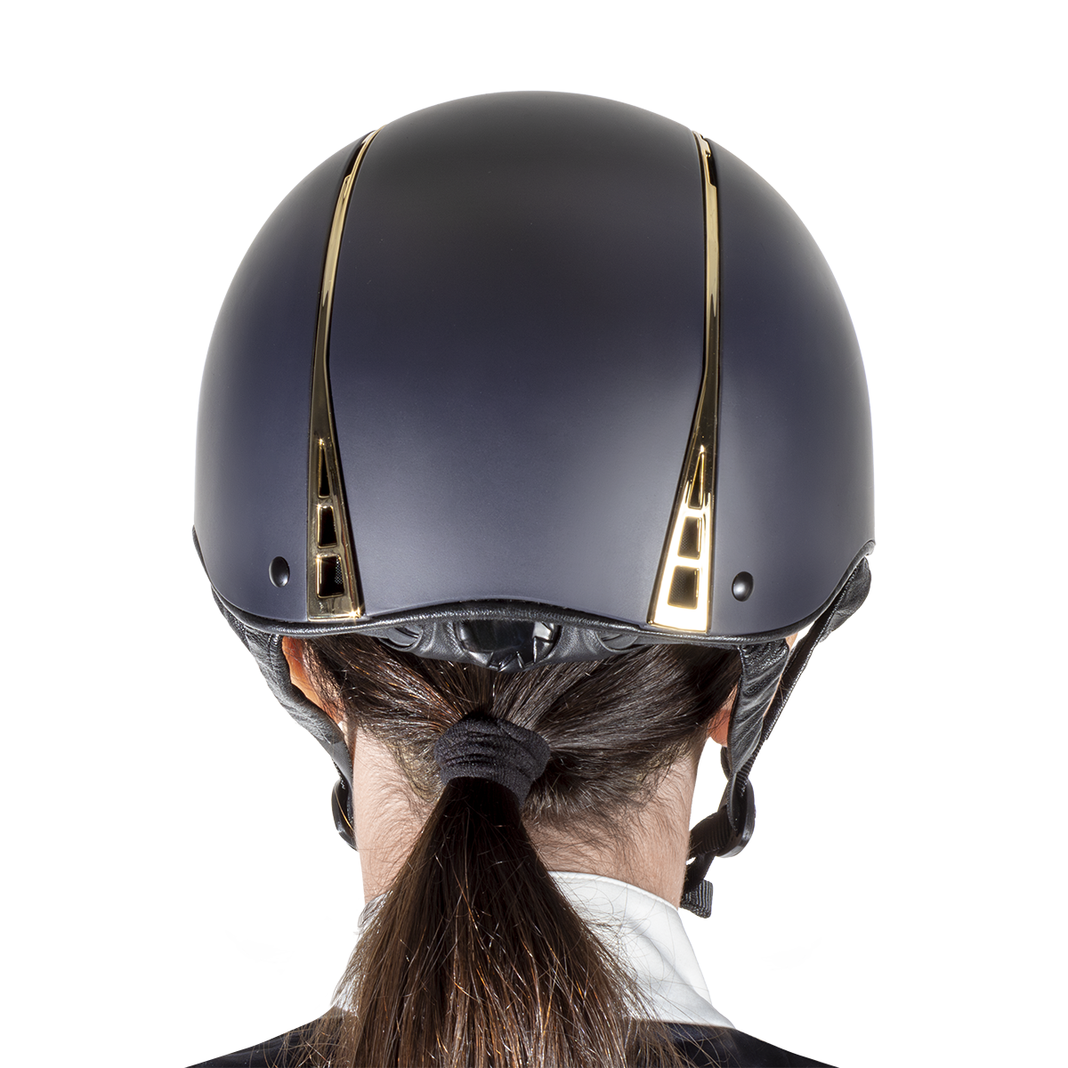 Capriole Lucy Helmet Navy and Silver