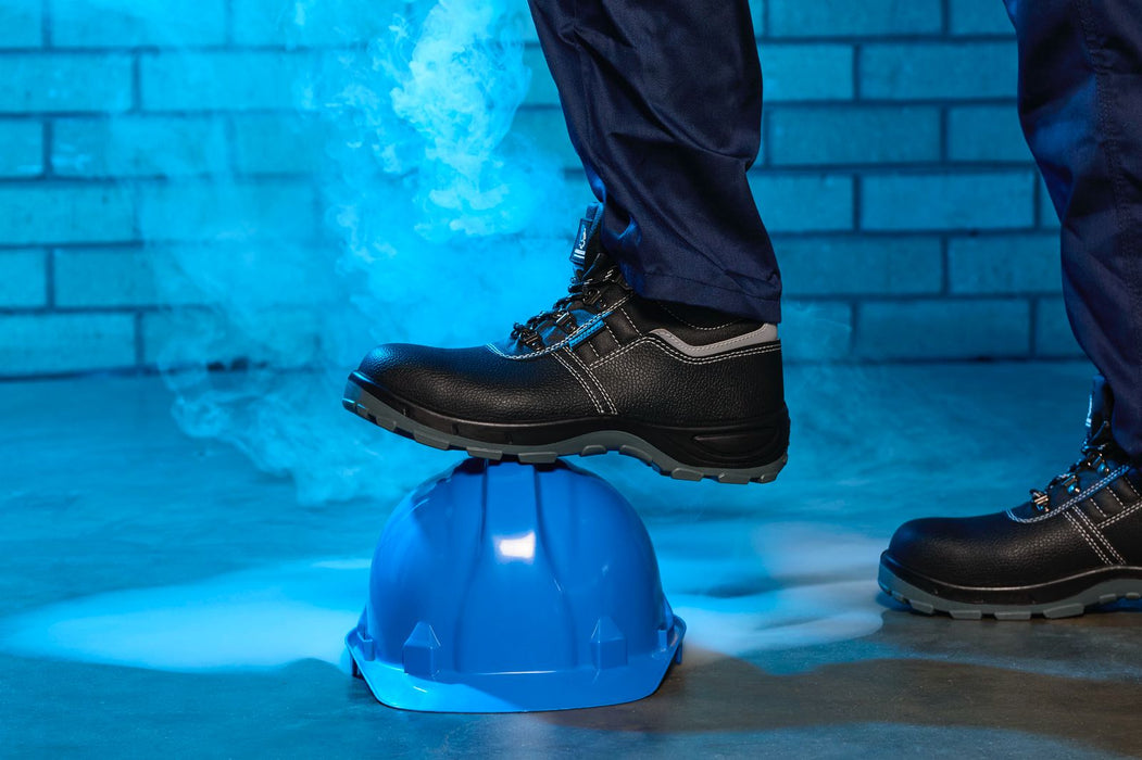 Grittgear Safety Boot Slate S3 Crasy Horse Leather Black