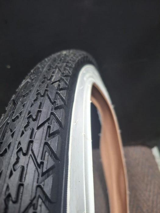 Bicycle Tyre 20 x 2.125 White Wall V-Slick CH