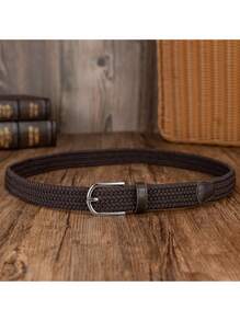 EquiChic Belt 0.91inch Woven Elastic Buckle-Free Unisex Waist Belt, Fashion Versatile Summer, School
