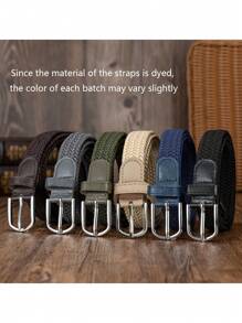 EquiChic Belt 0.91inch Woven Elastic Buckle-Free Unisex Waist Belt, Fashion Versatile Summer, School