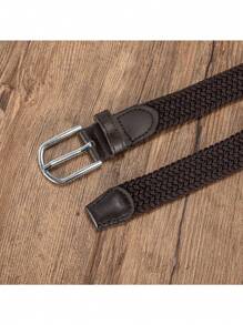 EquiChic Belt 0.91inch Woven Elastic Buckle-Free Unisex Waist Belt, Fashion Versatile Summer, School