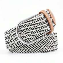 EquiChic Fashion Elastic Woven Belt, Width 3.3cm, Length 105-107cm, For Men And Women