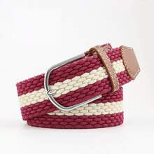 EquiChic Fashion Elastic Woven Belt, Width 3.3cm, Length 105-107cm, For Men And Women