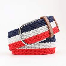 EquiChic Fashion Elastic Woven Belt, Width 3.3cm, Length 105-107cm, For Men And Women