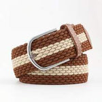 EquiChic Fashion Elastic Woven Belt, Width 3.3cm, Length 105-107cm, For Men And Women