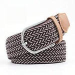 EquiChic Fashion Elastic Woven Belt, Width 3.3cm, Length 105-107cm, For Men And Women