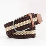 EquiChic Fashion Elastic Woven Belt, Width 3.3cm, Length 105-107cm, For Men And Women
