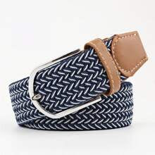EquiChic Fashion Elastic Woven Belt, Width 3.3cm, Length 105-107cm, For Men And Women