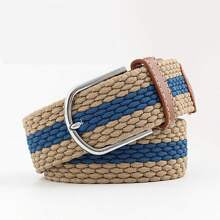 EquiChic Fashion Elastic Woven Belt, Width 3.3cm, Length 105-107cm, For Men And Women