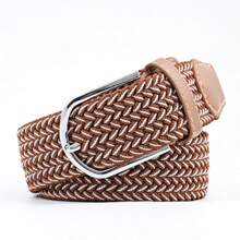 EquiChic Fashion Elastic Woven Belt, Width 3.3cm, Length 105-107cm, For Men And Women