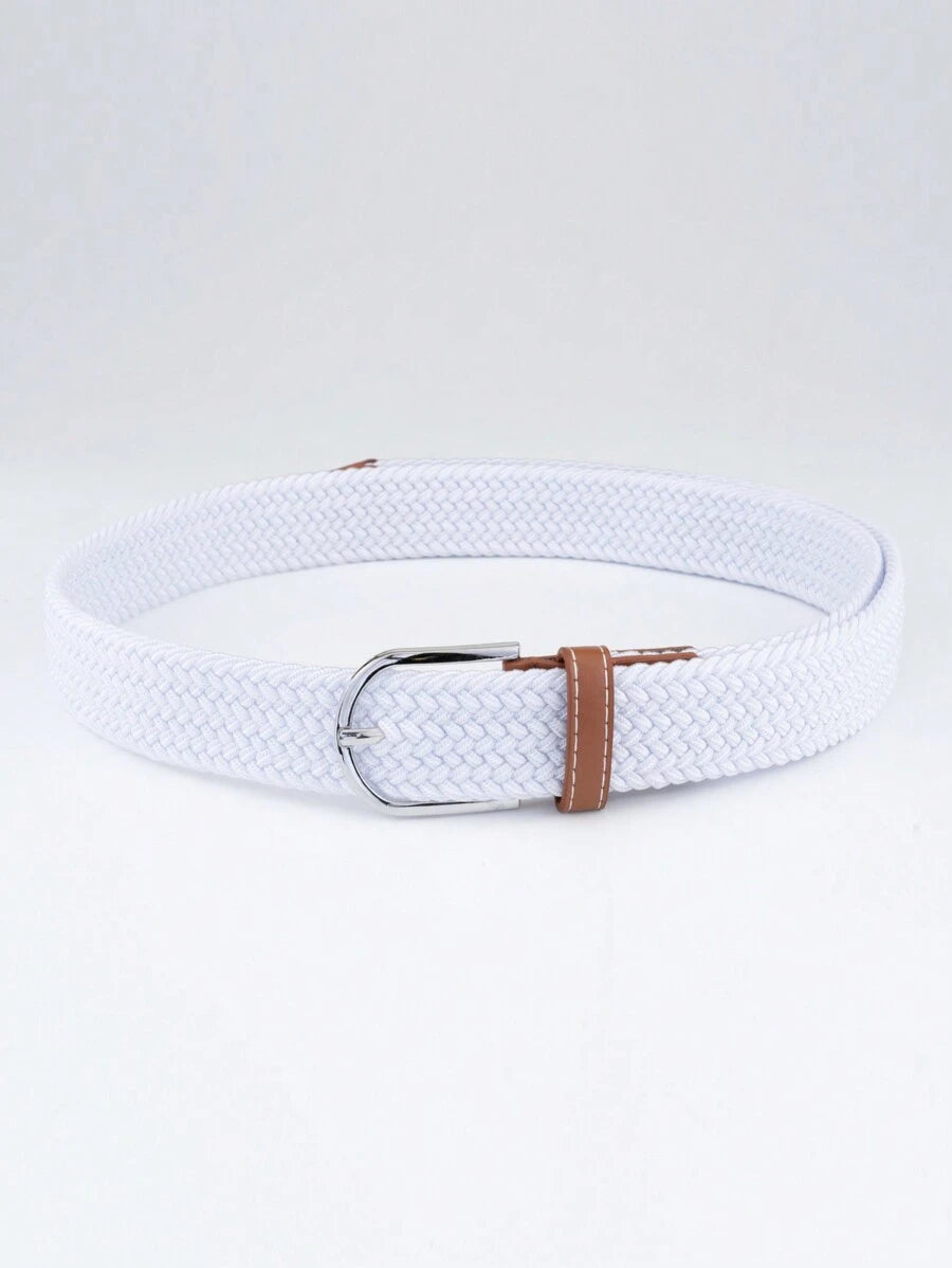 EquiRogue Belt Men Elastic Braided Belt, Holeless Business Casual Golf Waistband Summer, School