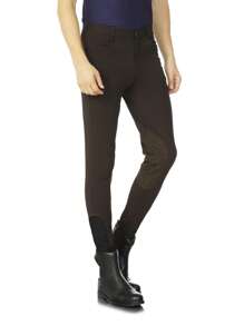 EquiRogue Riding Breeches Aoud Coffee Mens Soft Breathable Half Breeches Equestrian Pants Half Silicone