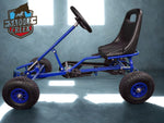 Go Kart Pedal Blue Ride On Heavy Duty
